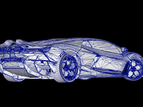 Lambo rghini Revuelto 2023 3D Model