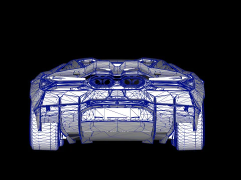 Lambo rghini Revuelto 2023 3D Model