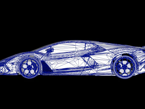 Lambo rghini Revuelto 2023 3D Model