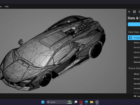Lambo rghini Revuelto 2023 3D Model