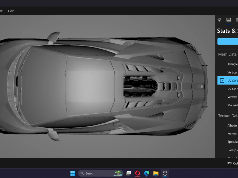Lambo rghini Revuelto 2023 3D Model