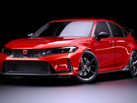 Honda Civic Type R FL5 2023 3D Model