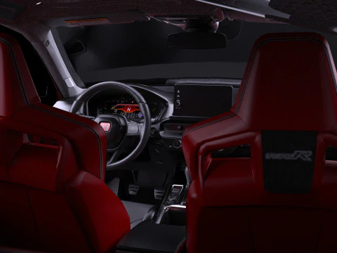 Honda Civic Type R FL5 2023 3D Model