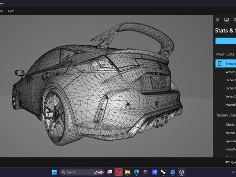 Honda Civic Type R FL5 2023 3D Model