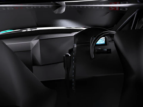 HKS トヨタ GR スープラ ドリフト 3Dモデル