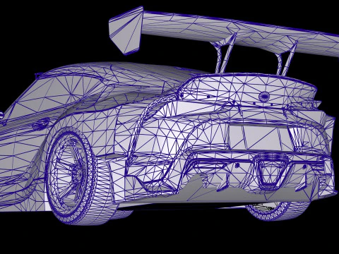 HKS トヨタ GR スープラ ドリフト 3Dモデル