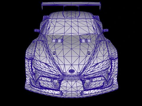HKS トヨタ GR スープラ ドリフト 3Dモデル