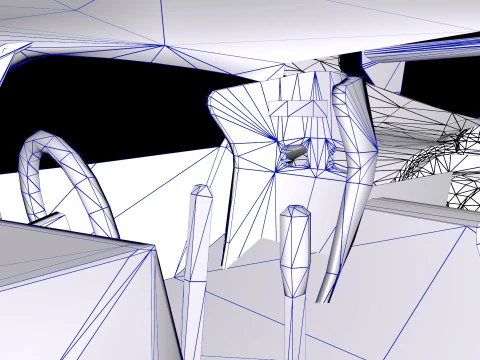 HKS トヨタ GR スープラ ドリフト 3Dモデル