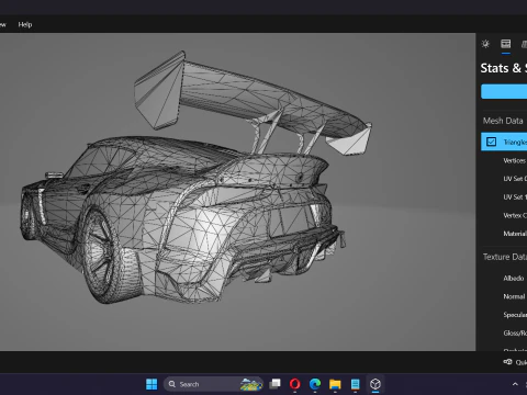 HKS トヨタ GR スープラ ドリフト 3Dモデル