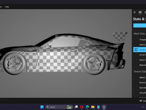 HKS トヨタ GR スープラ ドリフト 3Dモデル