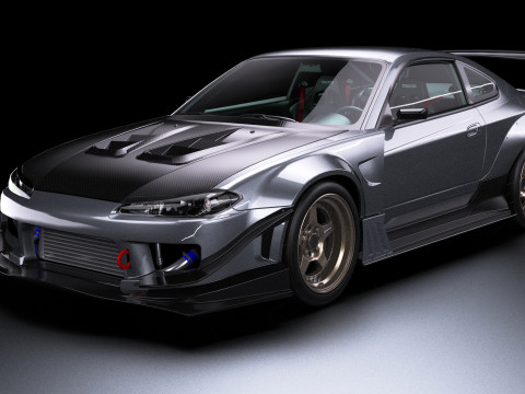 Garaż Mak Nissan Silvia S15 Model 3D