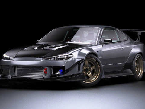 Garage Mak Nissan Silvia S15 3D Model