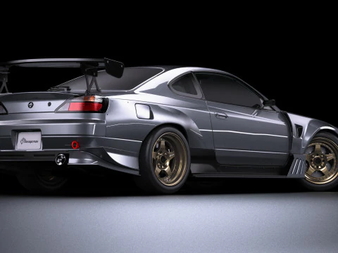 Garage Mak Nissan Silvia S15 3D Model