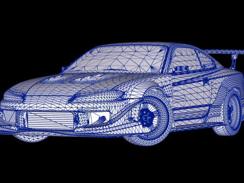 Garage Mak Nissan Silvia S15 3D Model