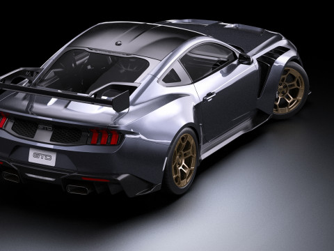 Mustang GTD 2025 3D Model