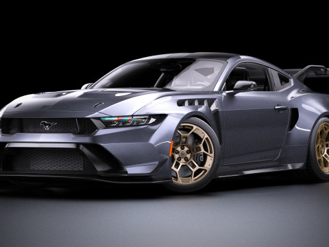 Mustang GTD 2025 3D Model