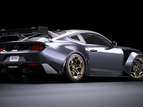 Mustang GTD 2025 3D Model
