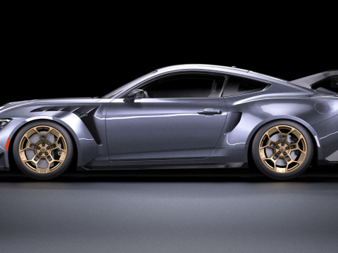 Mustang GTD 2025 3D Model
