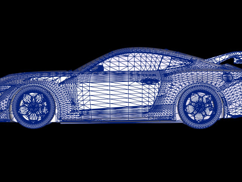 Mustang GTD 2025 3D Model