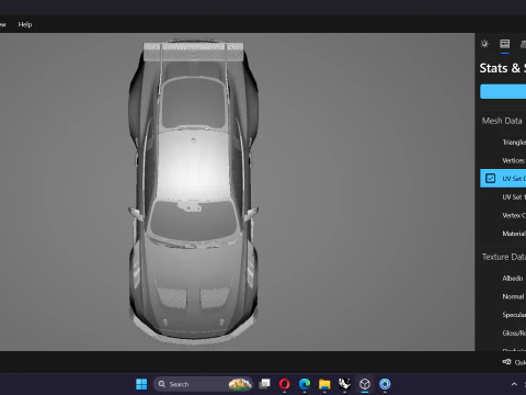 Mustang GTD 2025 3D Model