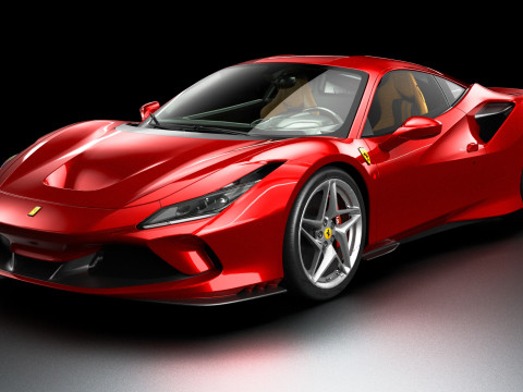 Ferrari F8 Tributo 3D Model