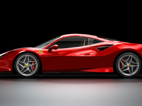 Ferrari F8 Tributo 3D Model