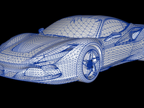 Ferrari F8 Tributo 3D Model