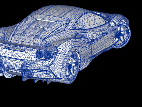 Ferrari F8 Tributo 3D Model