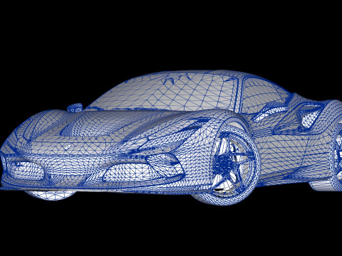 Ferrari F8 Tributo 3D Model