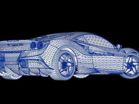 Ferrari F8 Tributo 3D Model