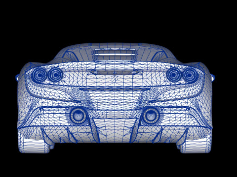 Ferrari F8 Tributo 3D Model