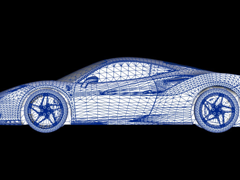 Ferrari F8 Tributo 3D Model