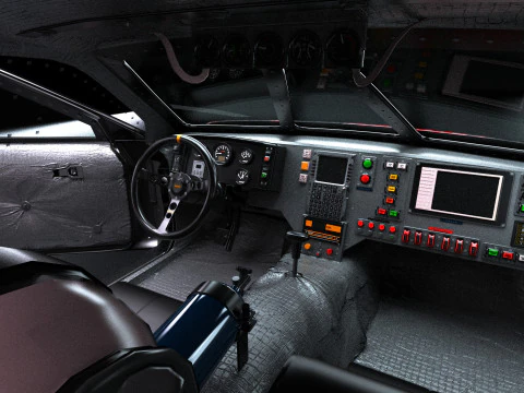 Fast and Furious 9 Pontiac Fiero 3D Model