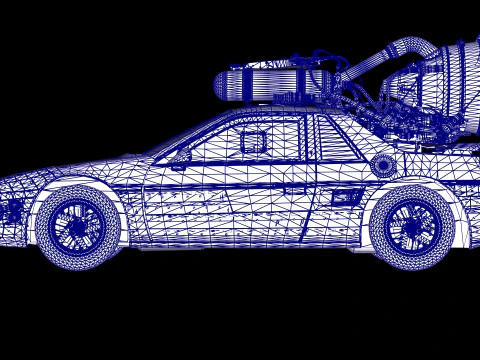 Fast and Furious 9 Pontiac Fiero 3D Model