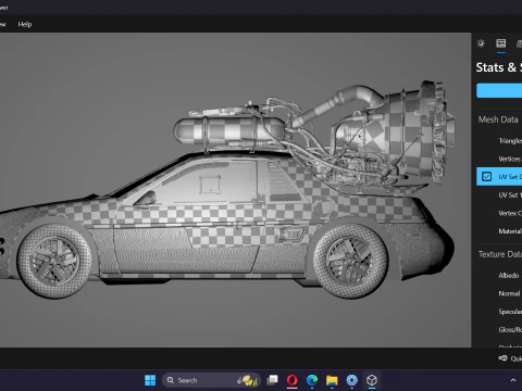 Fast and Furious 9 Pontiac Fiero 3D Model