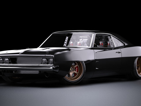 Fast 9 1968 Dodge Charger Orta Motor Hellacious 3D Model