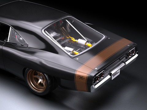 Fast 9 1968 Dodge Charger Orta Motor Hellacious 3D Model