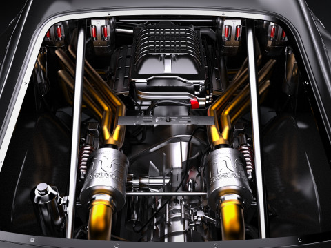 Fast 9 1968 Dodge Charger Orta Motor Hellacious 3D Model