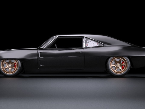 Fast 9 1968 Dodge Charger Orta Motor Hellacious 3D Model