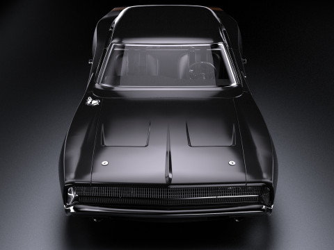 Fast 9 1968 Dodge Charger Orta Motor Hellacious 3D Model