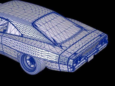 Fast 9 1968 Dodge Charger Orta Motor Hellacious 3D Model