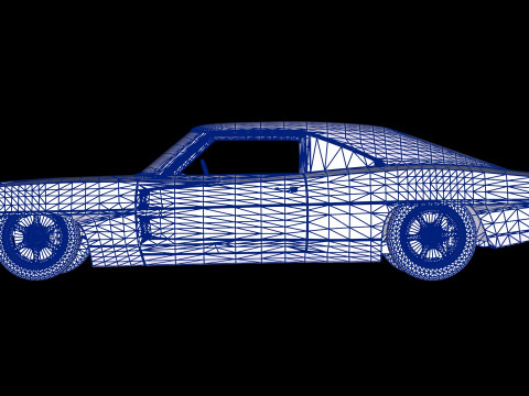 Fast 9 1968 Dodge Charger Orta Motor Hellacious 3D Model