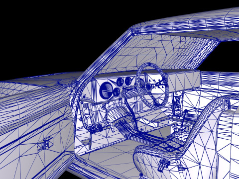 Fast 9 1968 Dodge Charger Orta Motor Hellacious 3D Model
