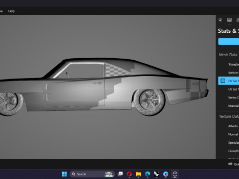 Fast 9 1968 Dodge Charger Orta Motor Hellacious 3D Model