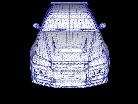 Fast Furious R34 Nissan Skyline GT-R 3D Model
