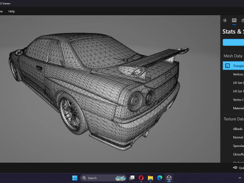 Fast Furious R34 Nissan Skyline GT-R 3D Model