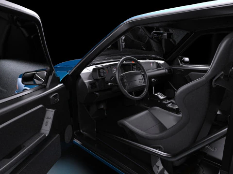 Fast Furious Jakobs 1992 LX Mustang 3D Model