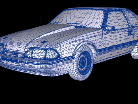 Fast Furious Jakobs 1992 LX Mustang 3D Model