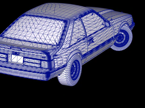 Fast Furious Jakobs 1992 LX Mustang 3D Model