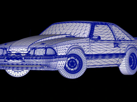 Fast Furious Jakobs 1992 LX Mustang 3D Model